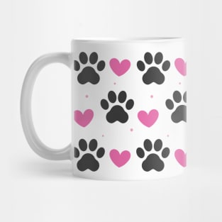 Cat Paws Valentine Cups Mug